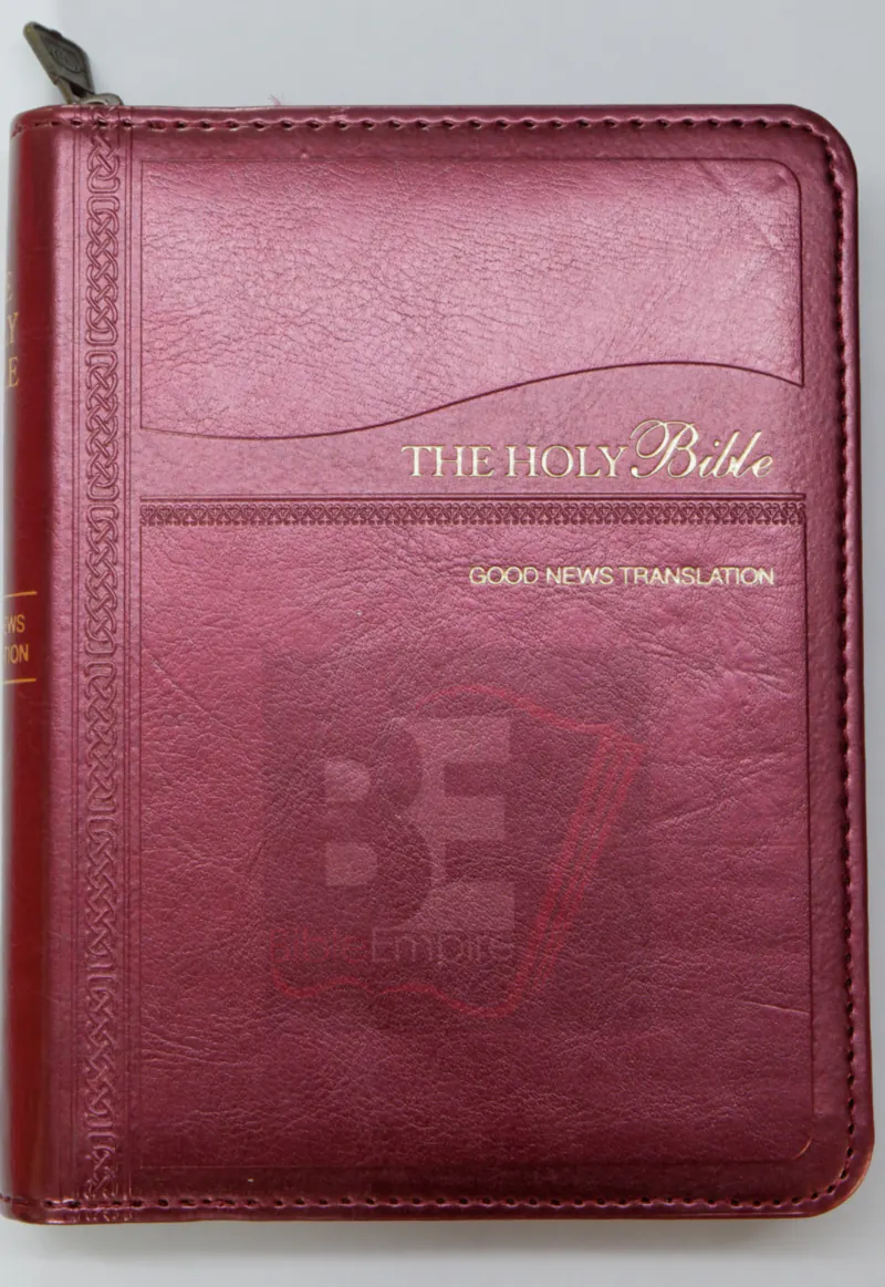 Good News Translation Bible (Maroon Zipped, Pocket). Buy Good News Translation Bible (Maroon Zipped, Pocket) in Kampala, Uganda at Bible Empire (Shop AF 46 Mukwano Arcade). English Bible Kampala, NIV, ESV, NLT, NKJV, Good News Uganda Edition.