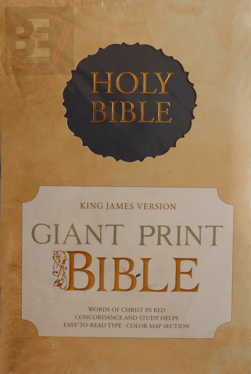 KJV Giant Print Bible (12-Point). Buy KJV Giant Print Bible (12-Point) in Kampala, Uganda at Bible Empire (Shop AF 46 Mukwano Arcade). English Bible Kampala, NIV, ESV, NLT, NKJV, Good News Uganda Edition.